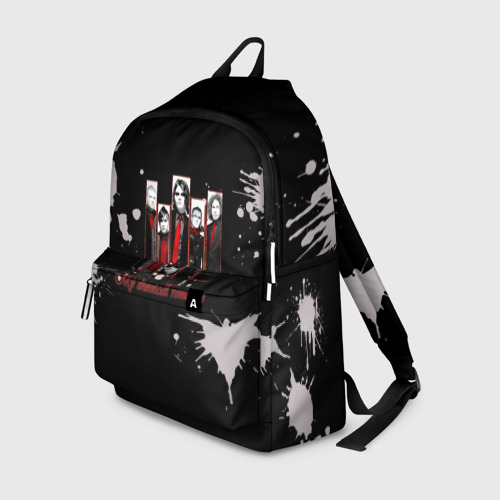 Рюкзак 3D с принтом My Chemical Romance, вид спереди #2
