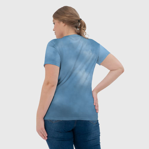 Женская футболка 3D с принтом Skillet, вид сзади #2