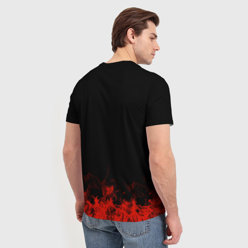 Мужская футболка 3D с принтом Arch Enemy, вид сзади #2