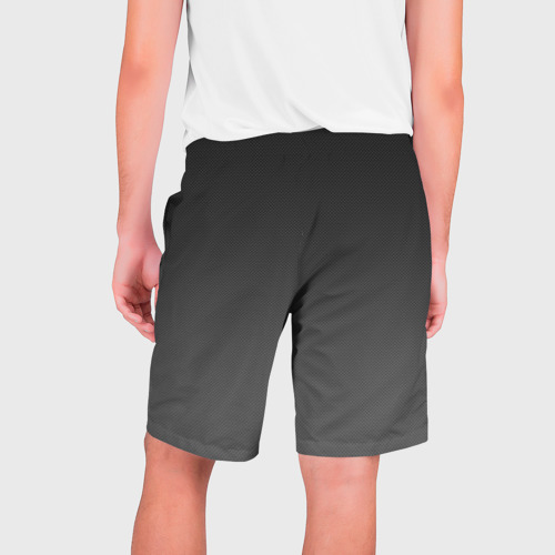 Мужские шорты 3D с принтом Carbon-3, вид сзади #1