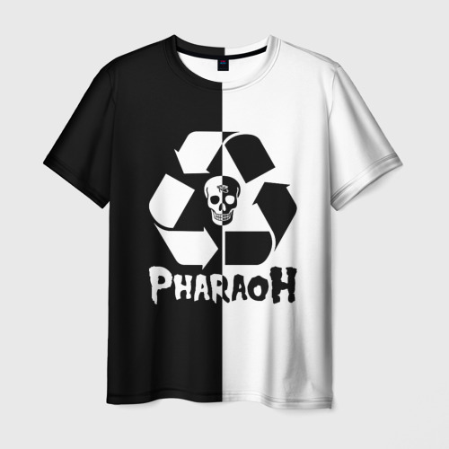 Мужская футболка 3D с принтом Pharaoh, вид спереди #2