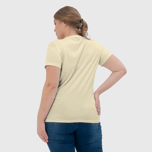 Женская футболка 3D с принтом Бесстыжие, вид сзади #2