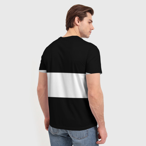 Мужская 3D футболка с принтом SUBARU | СУБАРУ, вид сзади #2