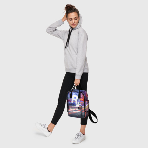 Женский рюкзак 3D с принтом Андрей в стиле GTA, фото #4