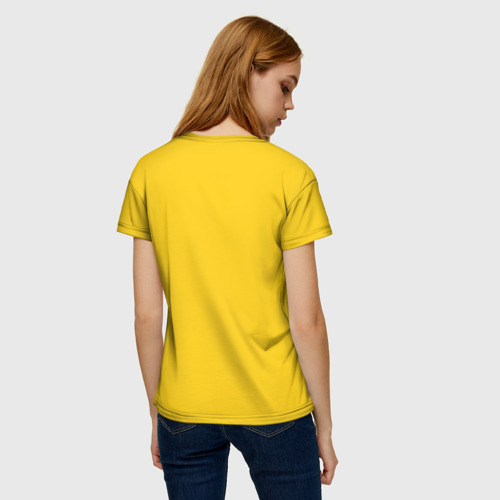 Женская футболка 3D с принтом Cuphead, вид сзади #2