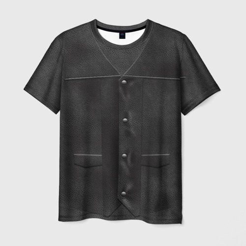 Мужская 3D футболка с принтом Жилетка Дэрила, вид спереди #2