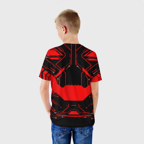 Детская футболка 3D с принтом Counter Strike-Дмитрий, вид сзади #2