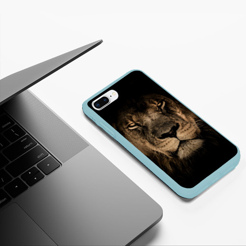 Чехол для iPhone 7Plus/8 Plus матовый с принтом Лев, фото #5