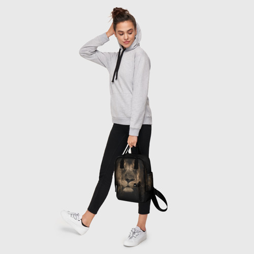 Женский рюкзак 3D с принтом Лев, фото #4
