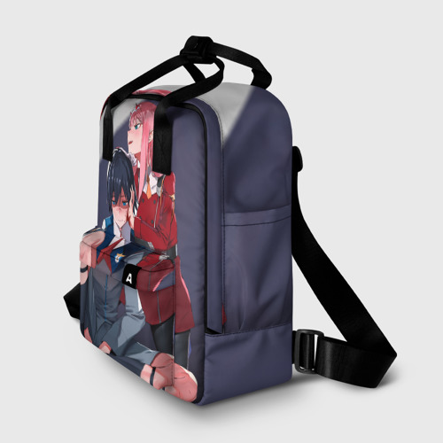 Женский рюкзак 3D с принтом Милый во Франкcе, фото на моделе #1