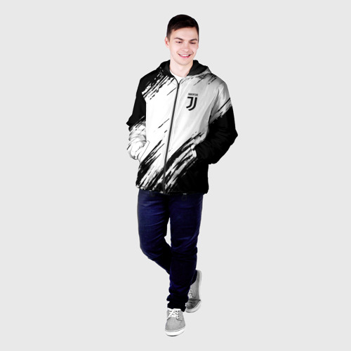 Мужская куртка 3D с принтом JUVENTUS / ЮВЕНТУС, фото на моделе #1