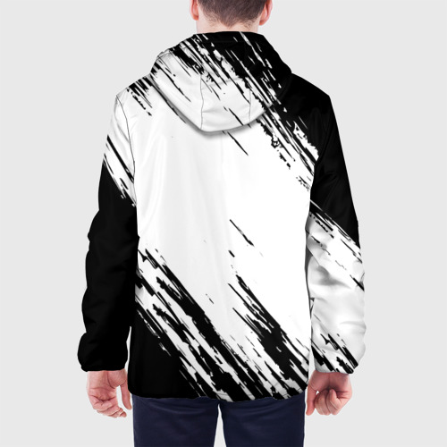 Мужская куртка 3D с принтом JUVENTUS / ЮВЕНТУС, вид сзади #2