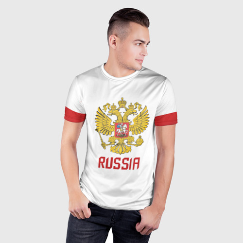 Мужская футболка 3D Slim с принтом Kovalchuk Olympic 2018 #2, фото на моделе #1