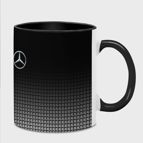 Кружка с полной запечаткой с принтом Mercedes Benz sport, вид спереди #2