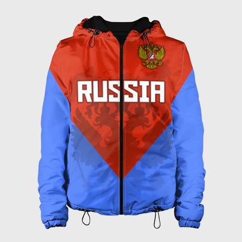 Женская куртка 3D с принтом Russia, вид спереди #2