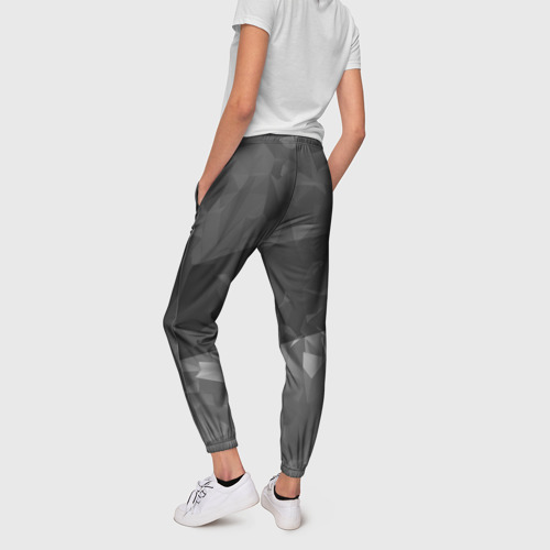 Женские брюки 3D с принтом MITSUBISHI SPORT, вид сзади #2