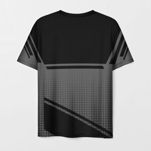Мужская 3D футболка с принтом TOYOTA | ТОЙОТА, вид сзади #1