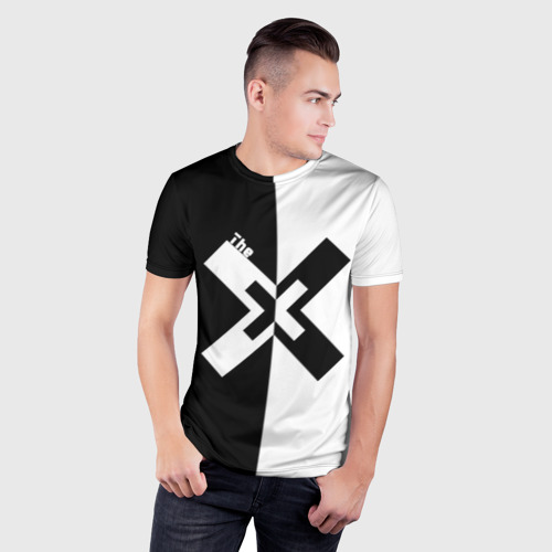 Мужская футболка 3D Slim с принтом The XX, фото на моделе #1