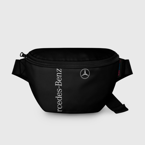 Поясная сумка 3D с принтом Mercedes-Benz, вид спереди #2