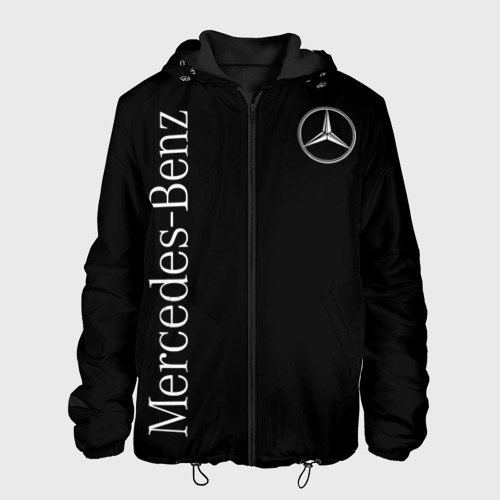 Мужская куртка 3D с принтом Mercedes-Benz, вид спереди #2