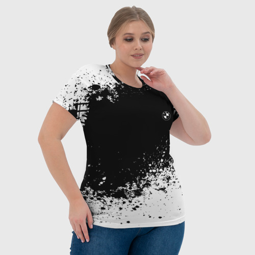 Женская футболка 3D с принтом Bmw brand motors, фото #4