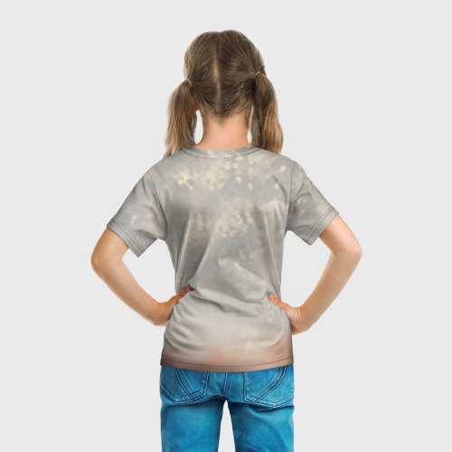 Детская футболка 3D с принтом Нейромонах Феофан, вид сзади #2