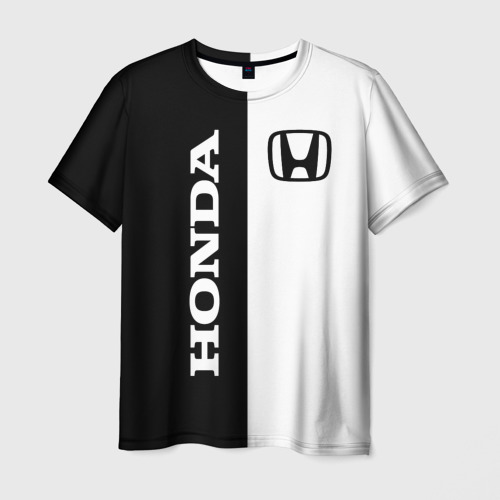 Мужская футболка 3D с принтом Honda, вид спереди #2
