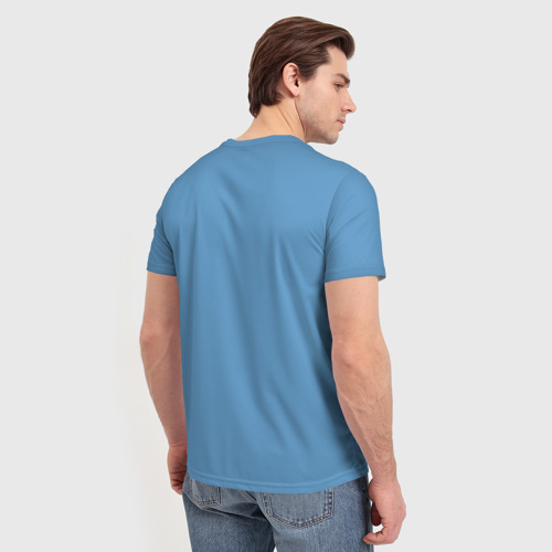 Мужская 3D футболка с принтом Mnogoznaal 4, вид сзади #2