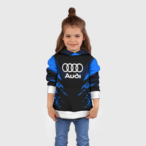 Детская толстовка 3D с принтом Audi sport collection, вид сбоку #3