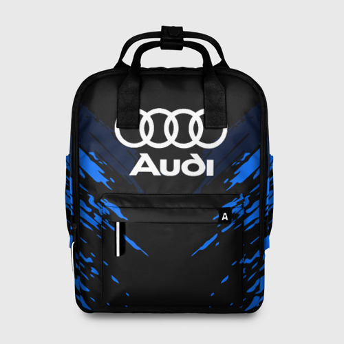 Женский рюкзак 3D с принтом Audi sport collection, вид спереди #2