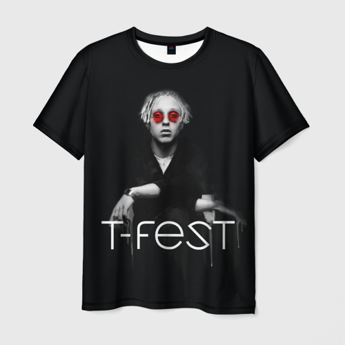 Мужская футболка 3D с принтом T-Fest2, вид спереди #2
