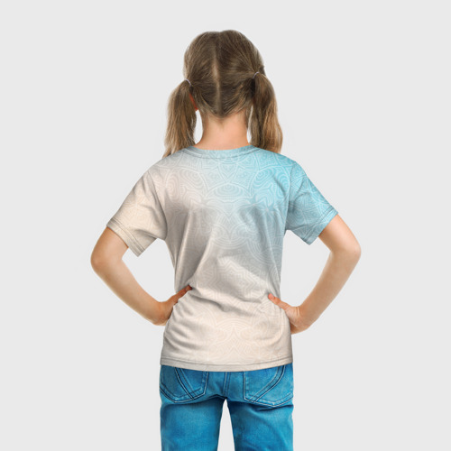 Детская футболка 3D с принтом Покемон  Иви, вид сзади #2
