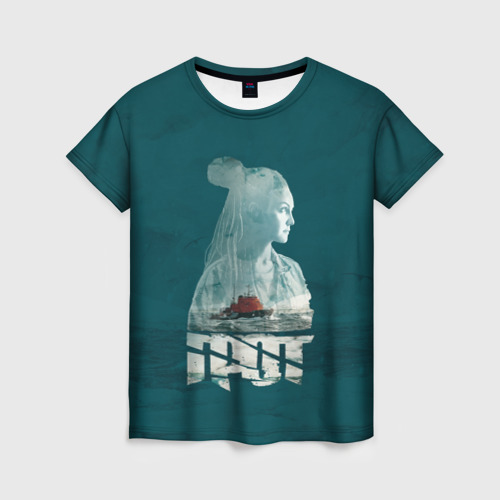 Женская футболка 3D с принтом Drummatix Вега, вид спереди #2
