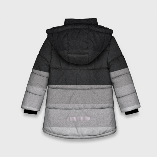 Зимняя куртка для девочек 3D с принтом Бавария, вид сзади #1