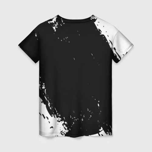 Женская футболка 3D с принтом JUVENTUS / ЮВЕНТУС, вид сзади #1