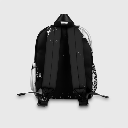 Детский рюкзак 3D с принтом JUVENTUS / ЮВЕНТУС, вид сзади #2
