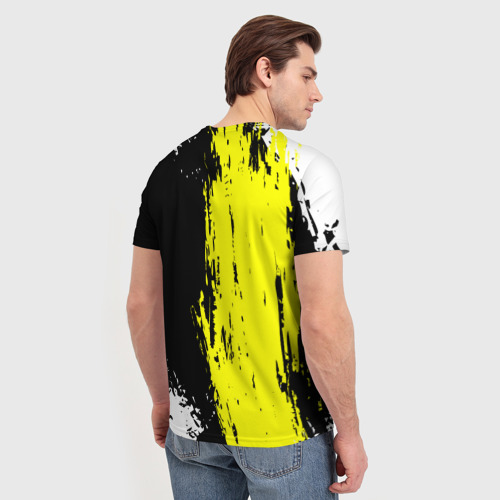 Мужская 3D футболка с принтом BORUSSIA SPORT, вид сзади #2