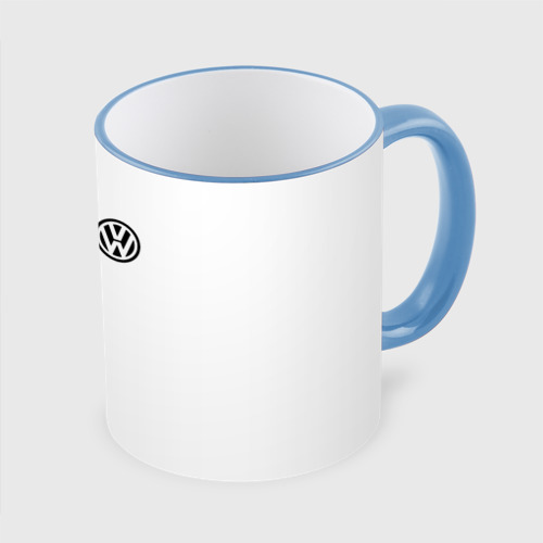 Кружка с полной запечаткой с принтом Volkswagen, вид сбоку #3