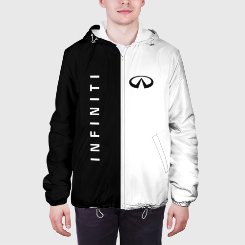 Мужская куртка 3D с принтом Infiniti, вид сбоку #3
