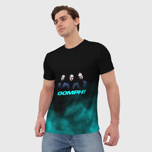 Мужская футболка 3D с принтом OOMPH!, фото на моделе #1