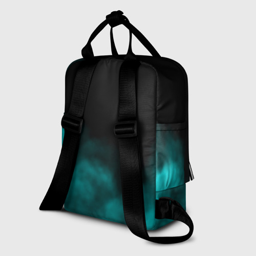 Женский рюкзак 3D с принтом OOMPH!, вид сзади #1