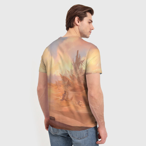 Мужская 3D футболка с принтом Divinity, вид сзади #2