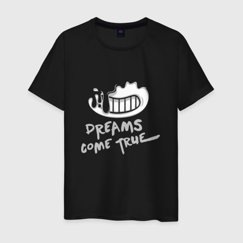 Мужская футболка с принтом Bendy and the Ink Machine (Dreams come True), вид спереди #2