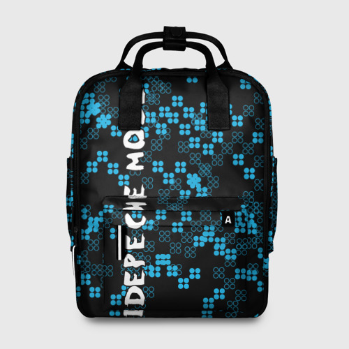 Женский рюкзак 3D с принтом Depeche Mode, вид спереди #2