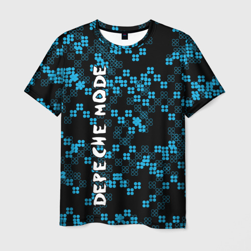 Мужская футболка 3D с принтом Depeche Mode, вид спереди #2