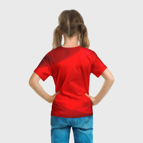 Детская футболка 3D с принтом СССР, вид сзади #2
