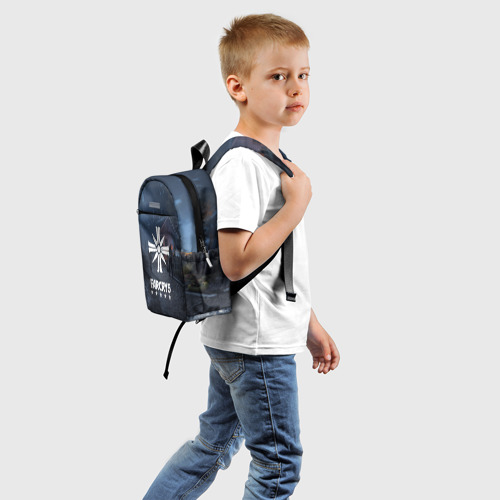 Детский рюкзак 3D с принтом Cult Far Cry, вид сзади #1
