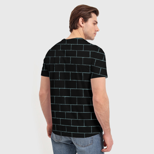 Мужская 3D футболка с принтом Pink Floyd, вид сзади #2