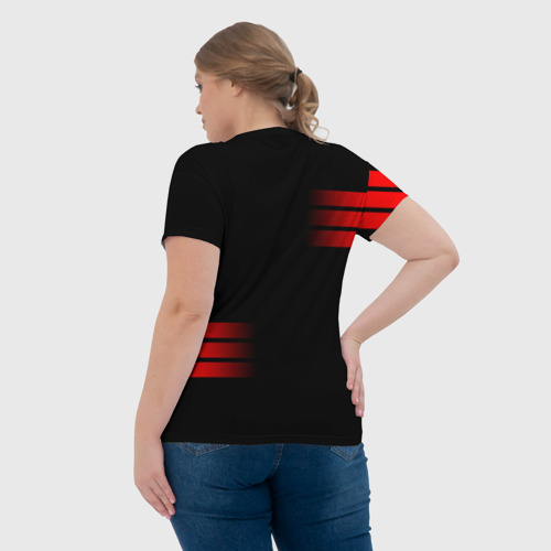 Женская футболка 3D с принтом СССР, вид сзади #2