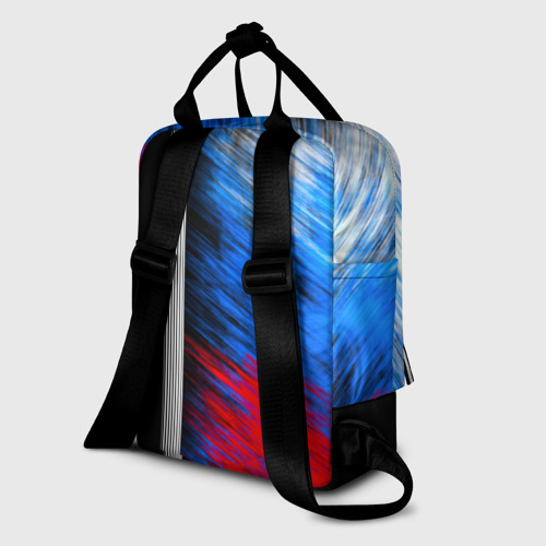 Женский рюкзак 3D с принтом Волейбол, вид сзади #1